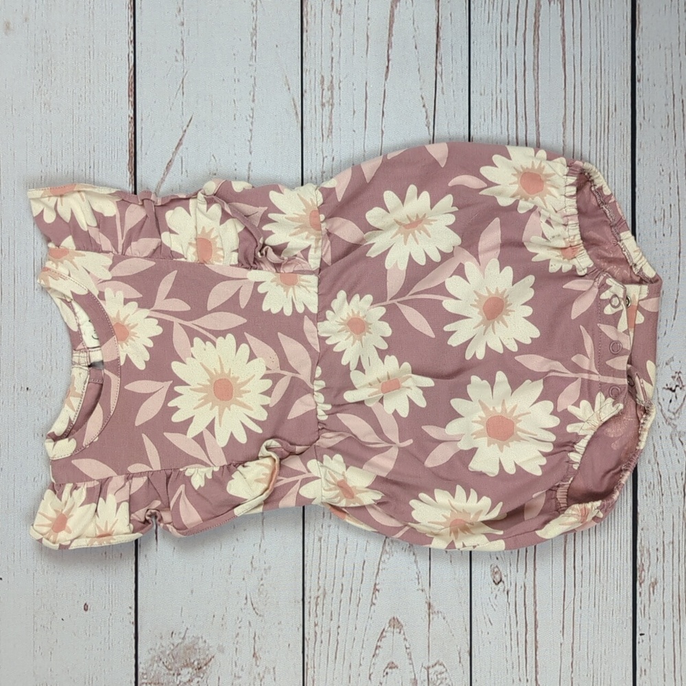 City Mouse Mauve Floral Romper 18-24M